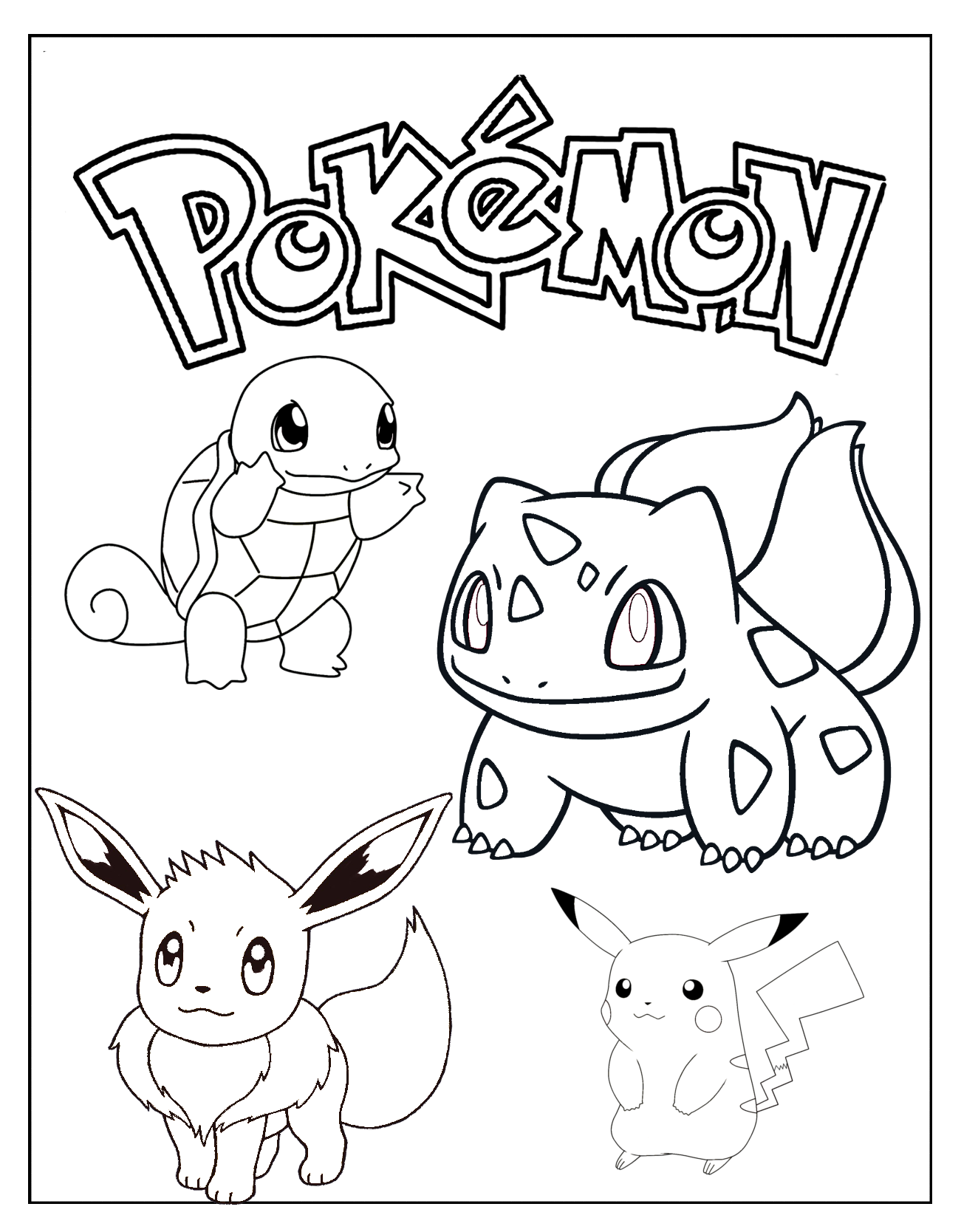 Pokemon Coloring Sheet Pokemon Coloring Pages Pokemon Coloring 