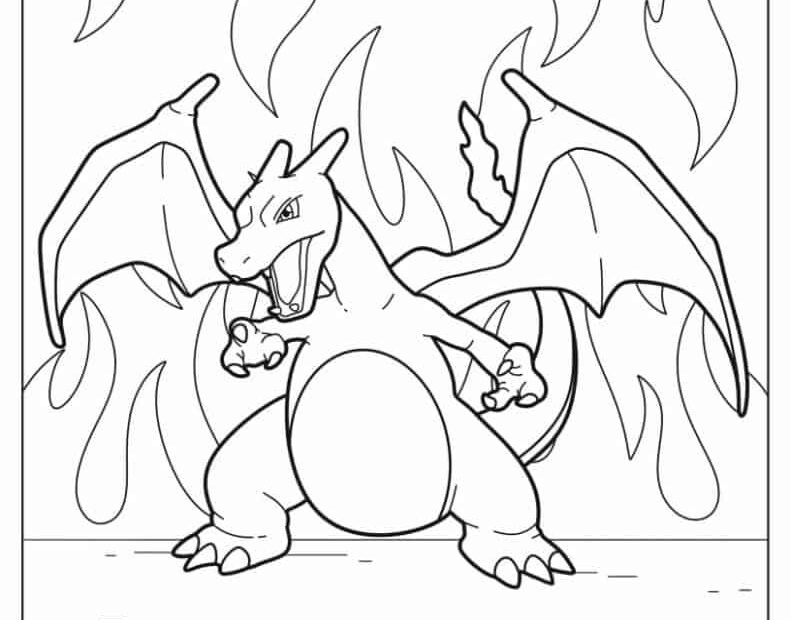 Pokemon Pictures To Color Charizard Infoupdate