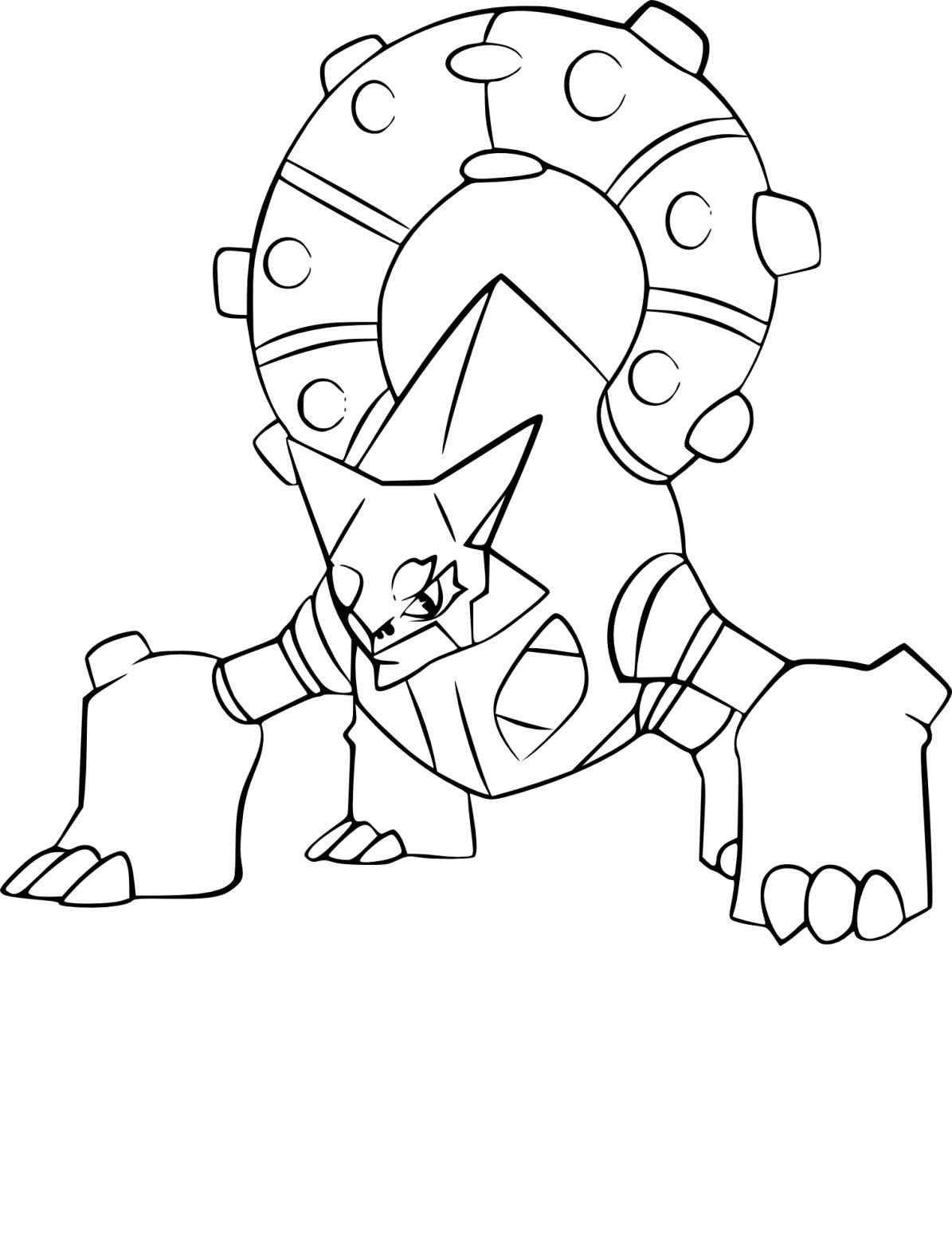 Pokemon Volcanion Coloring Pages Coloring Page