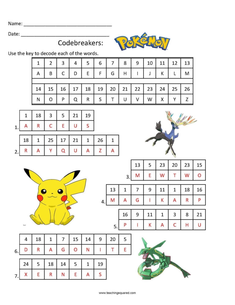 Pokemon Worksheets Printable Peggy Worksheets Pokemon Worksheets Printable Peggy Worksheets