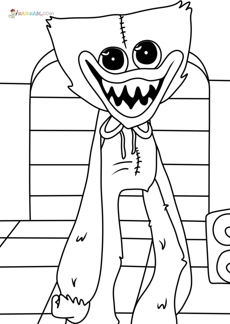 Poppy Playtime Coloring Pages Coloring Home