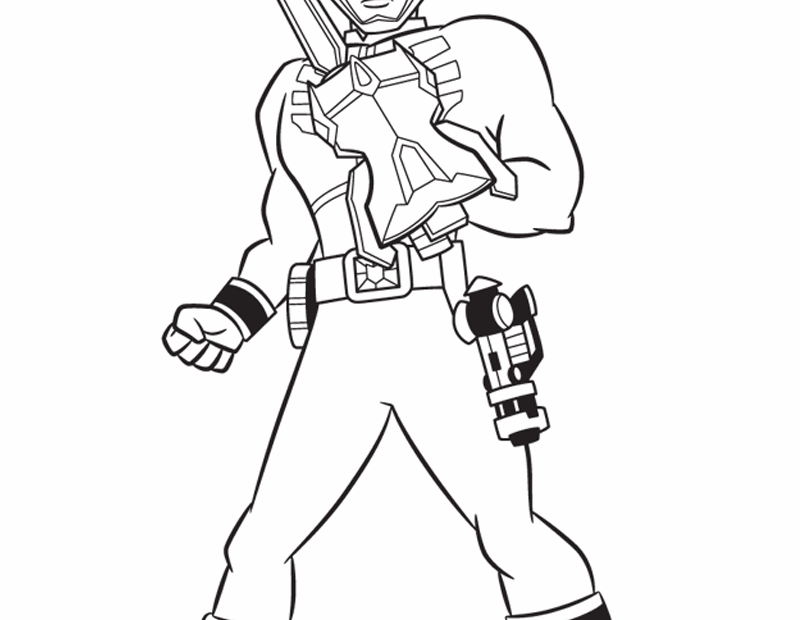 Power Ranger Coloring Pages