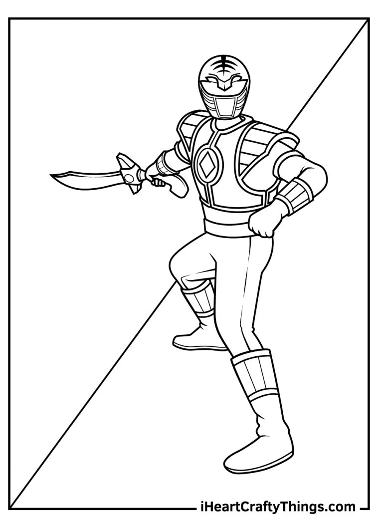 Power Ranger Printable Coloring Pages Power Ranger Printable Coloring Pages