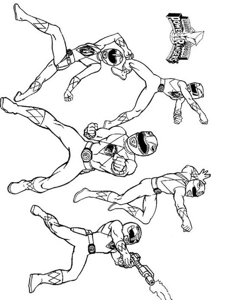 Power Rangers Coloring Pages Power Rangers Coloring Pages