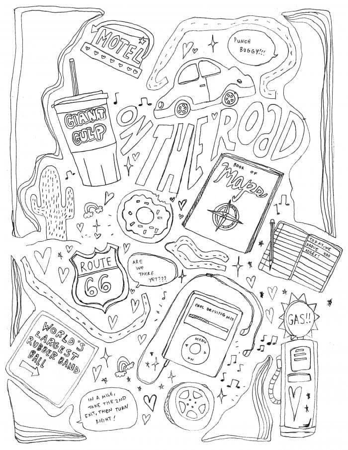 Preppy Coloring Pages Coloring Home Preppy Coloring Pages Coloring Home
