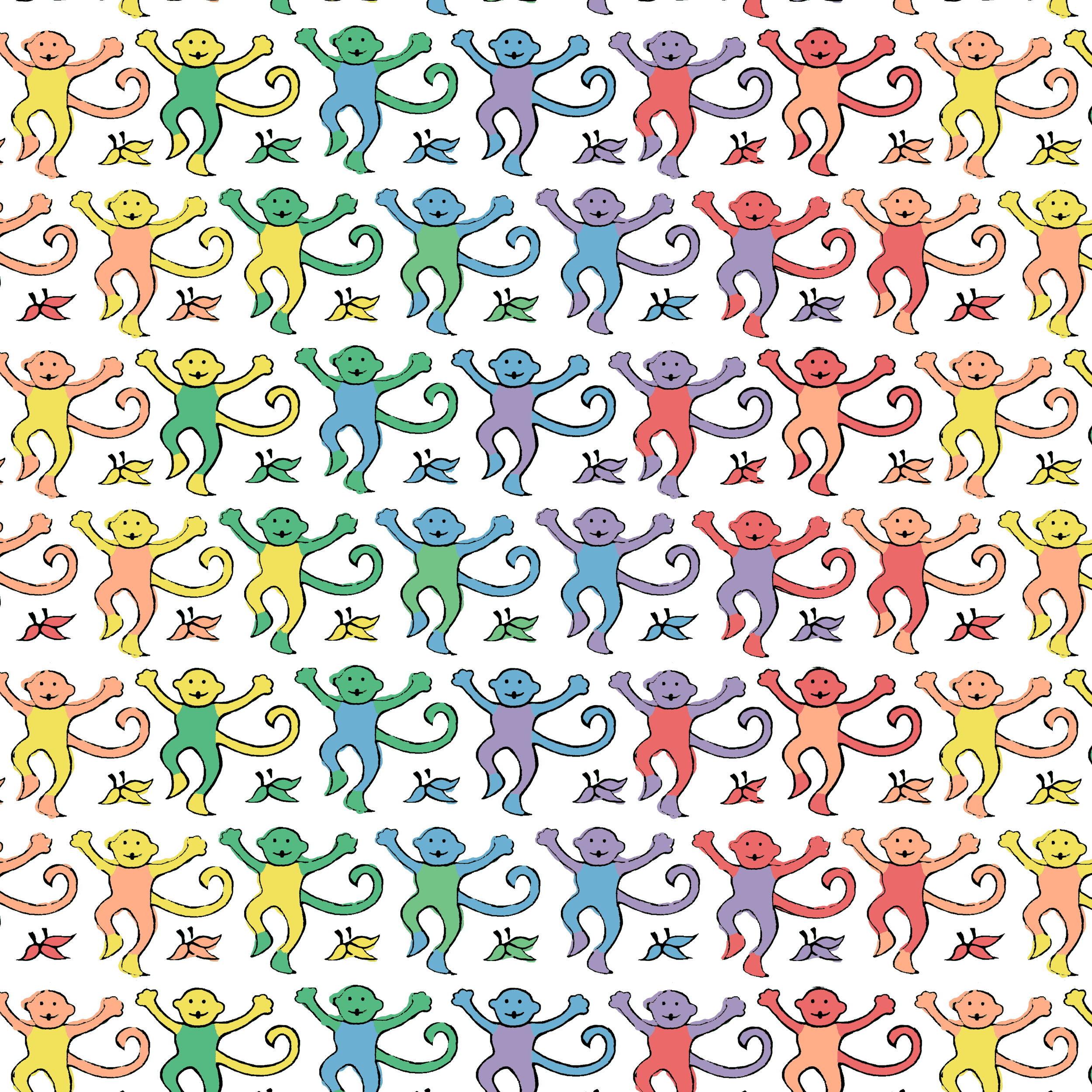 picture of monkey to color