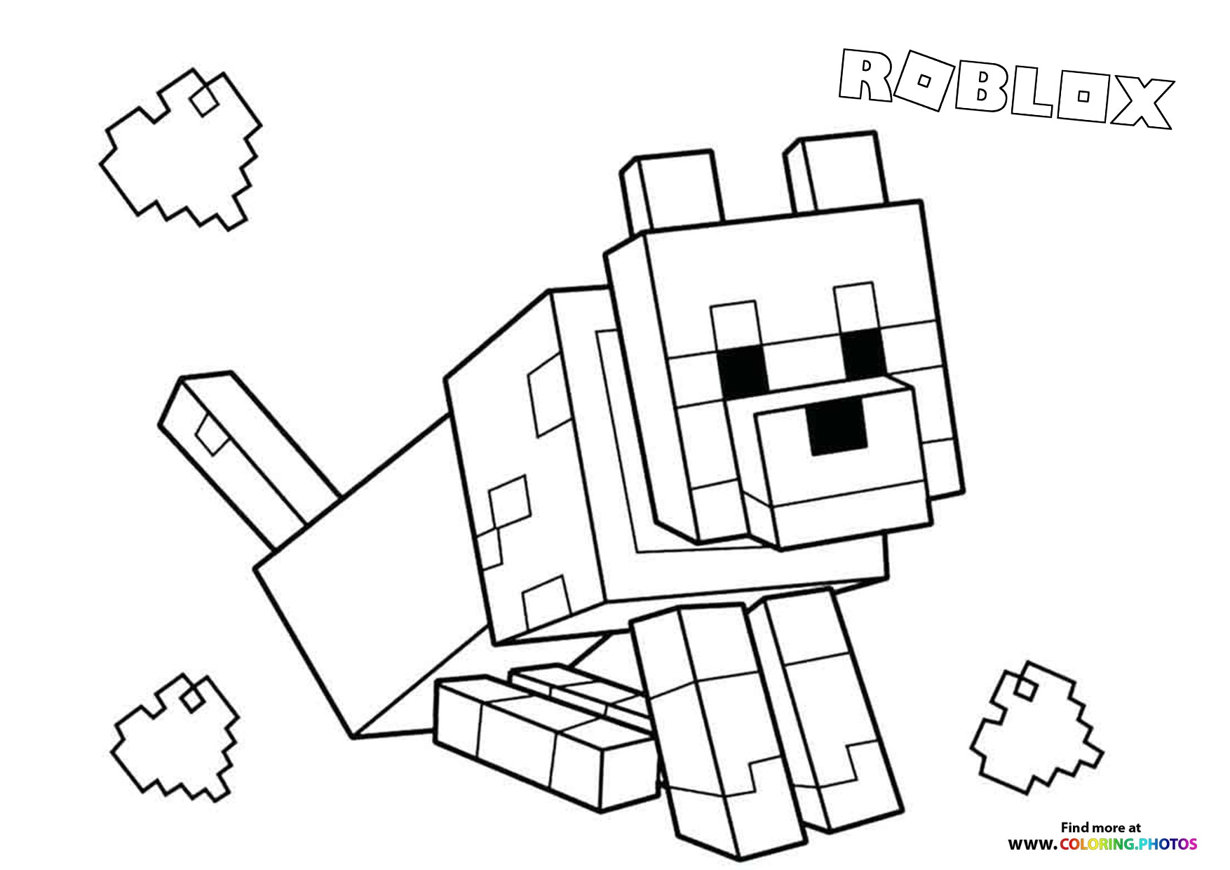 Roblox coloring pages girl preppy