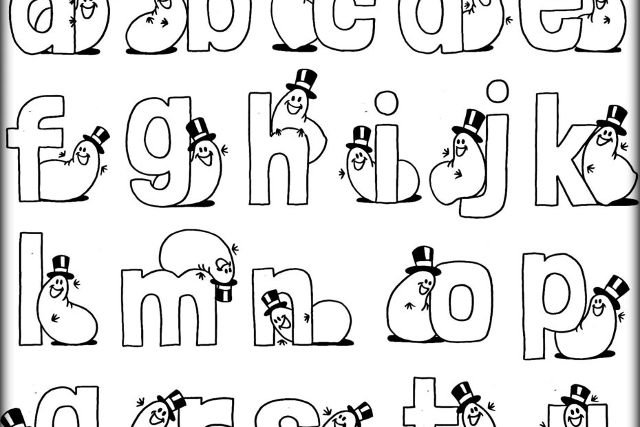 Preschool ABC Coloring Pages Printables ABC Tracing Worksheets