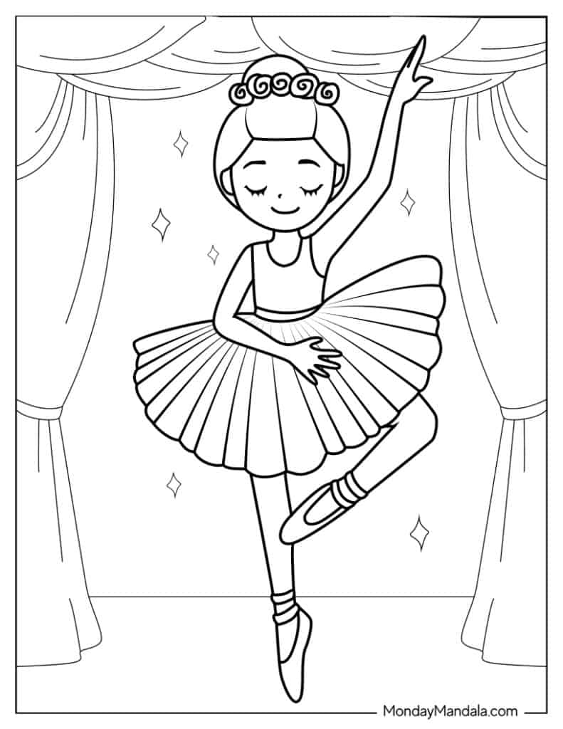Preschool Coloring Pages Printable Ballerina Ballet Dancer Coloring Pages Preschool Coloring Pages Printable Ballerina Ballet Dancer Coloring Pages