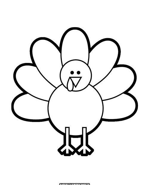 Preschool Turkey Coloring Pages Superstar Worksheets Turkey