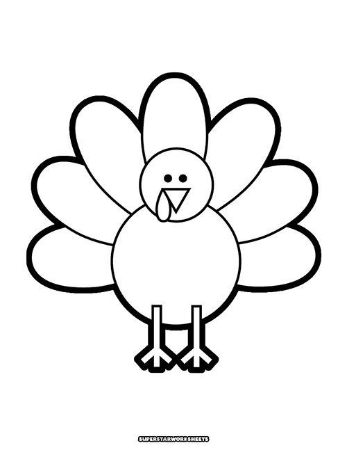 Preschool Turkey Coloring Pages Superstar Worksheets Turkey Preschool Turkey Coloring Pages Superstar Worksheets Turkey