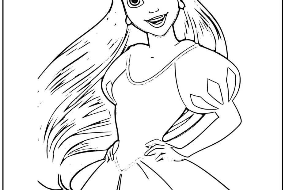 Princess Ariel Coloring Page Free Printable Ariel Princesses Bilarasa