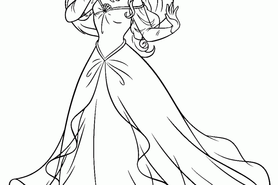 Princess Ariel Printable Coloring Pages Dev onallcylinders