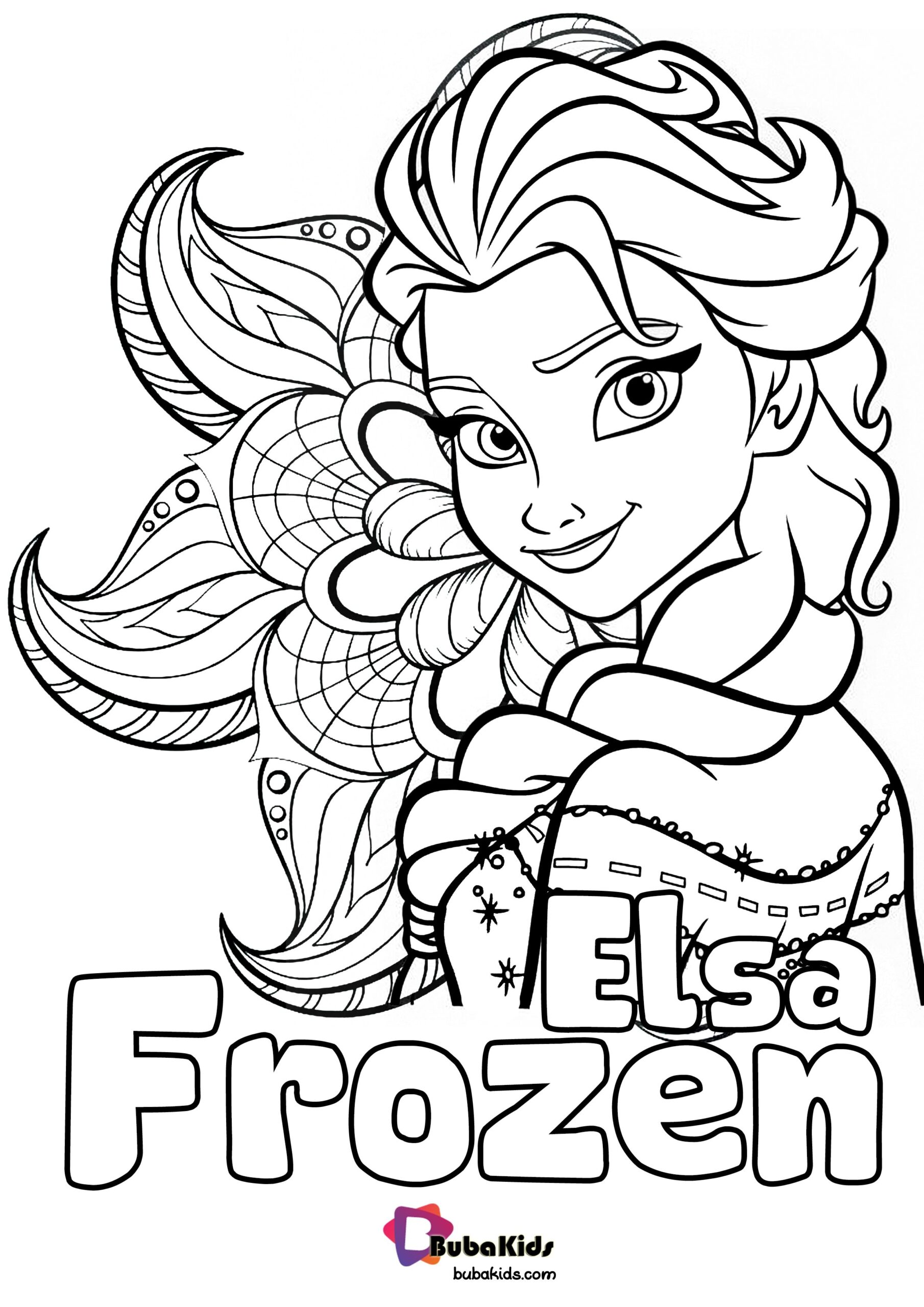 Princess Elsa Frozen Coloring Pages Coloringpages Frozen 