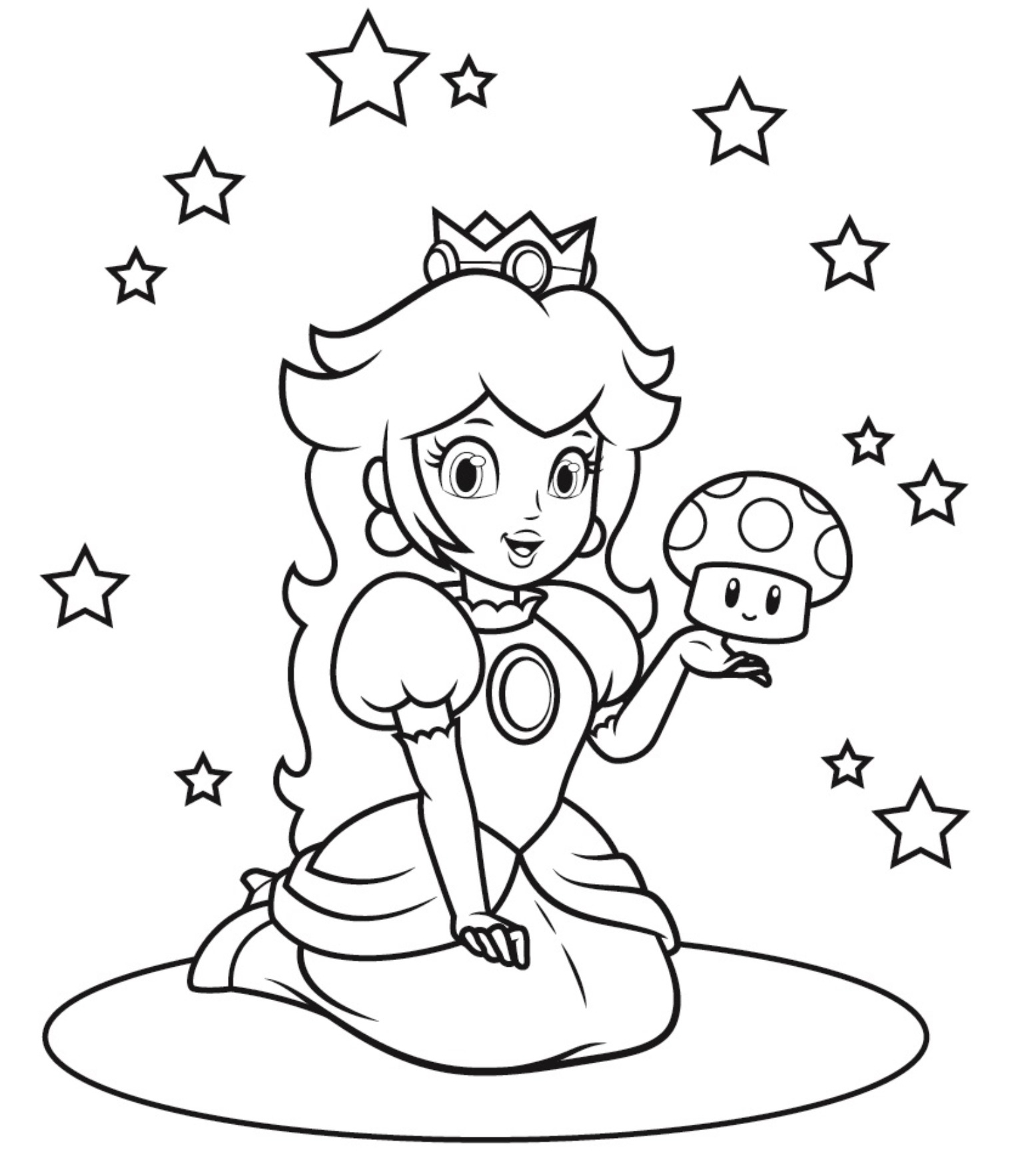 Princess Peach Coloring Pages Super Mario 39 s Lover ColoringLive Princess Peach Coloring Pages Super Mario 39 s Lover ColoringLive