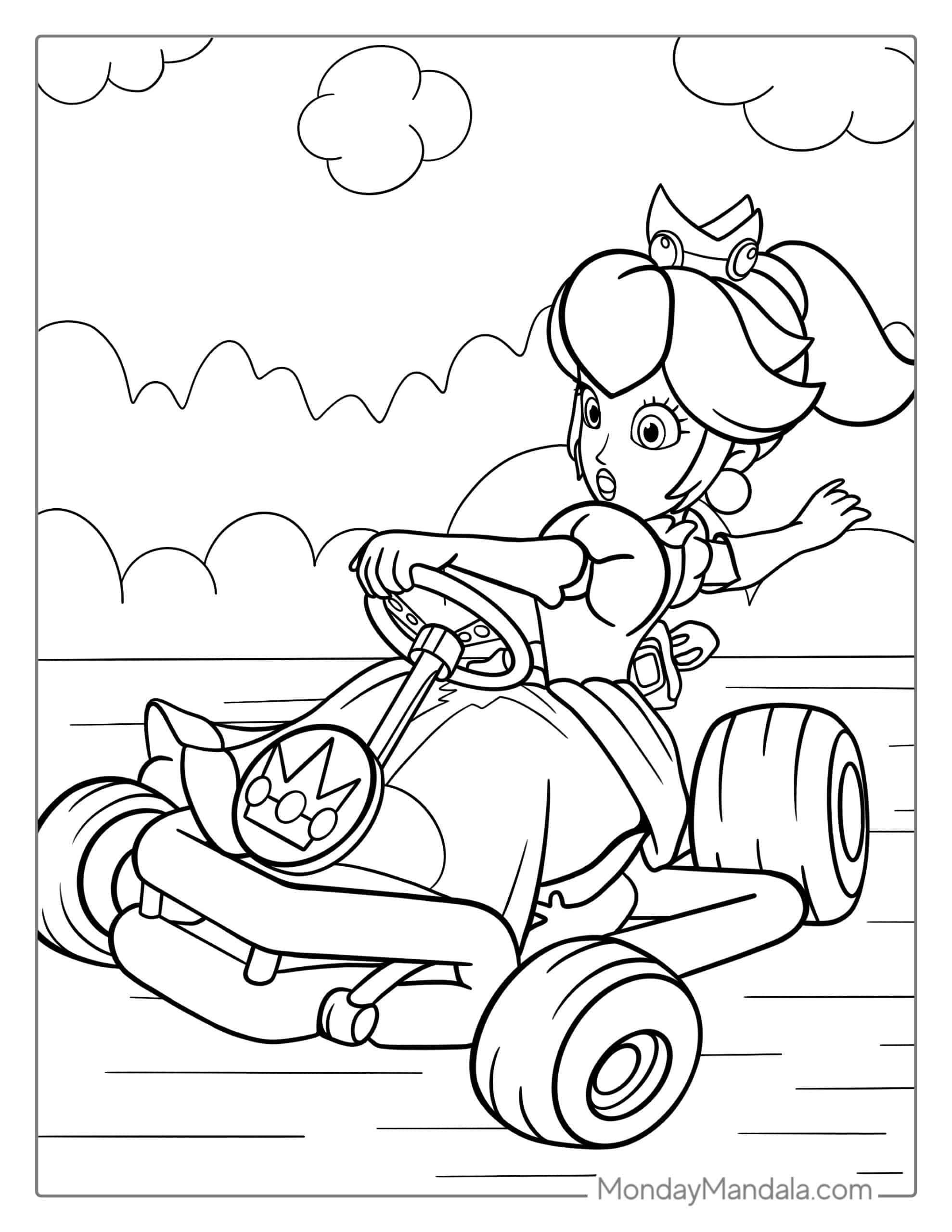 Princess Peach printable pdf Princess Peach printable pdf