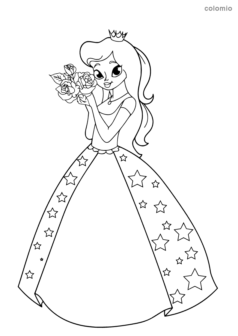 Princess Printable Coloring Sheets