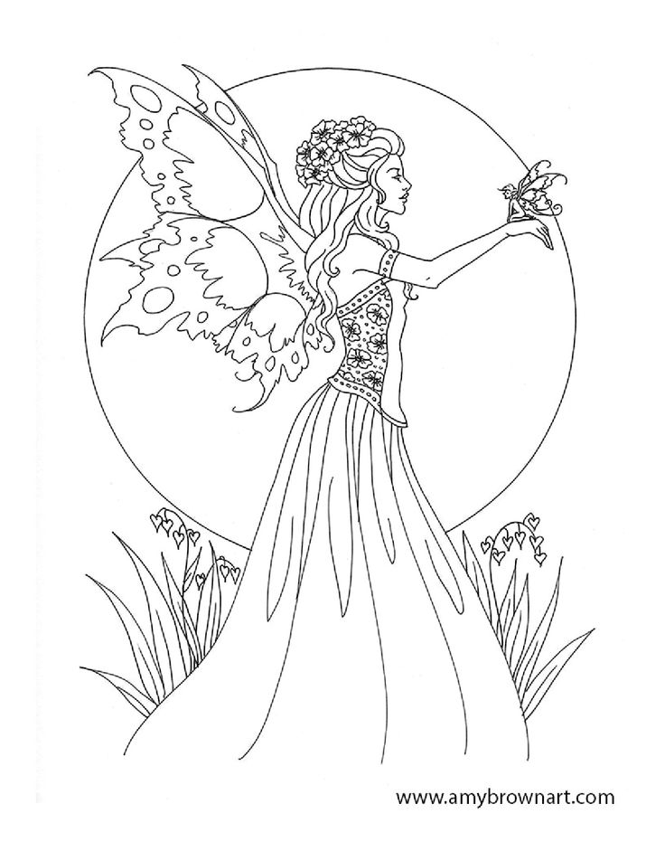 Printable Adult Coloring Pages Fairy Coloring Home Printable Adult Coloring Pages Fairy Coloring Home