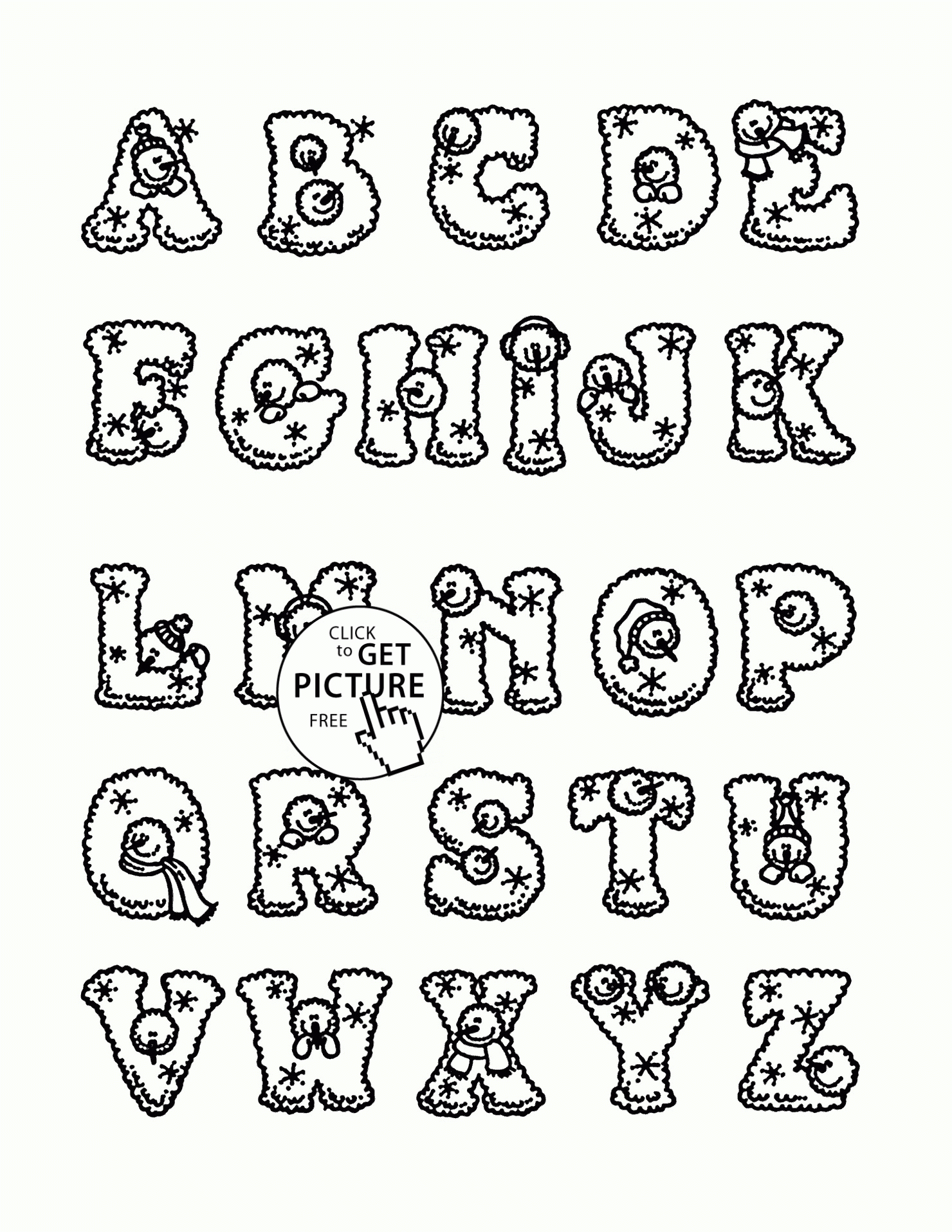 Printable Alphabet Coloring Book Printable Online Printable Alphabet Coloring Book Printable Online