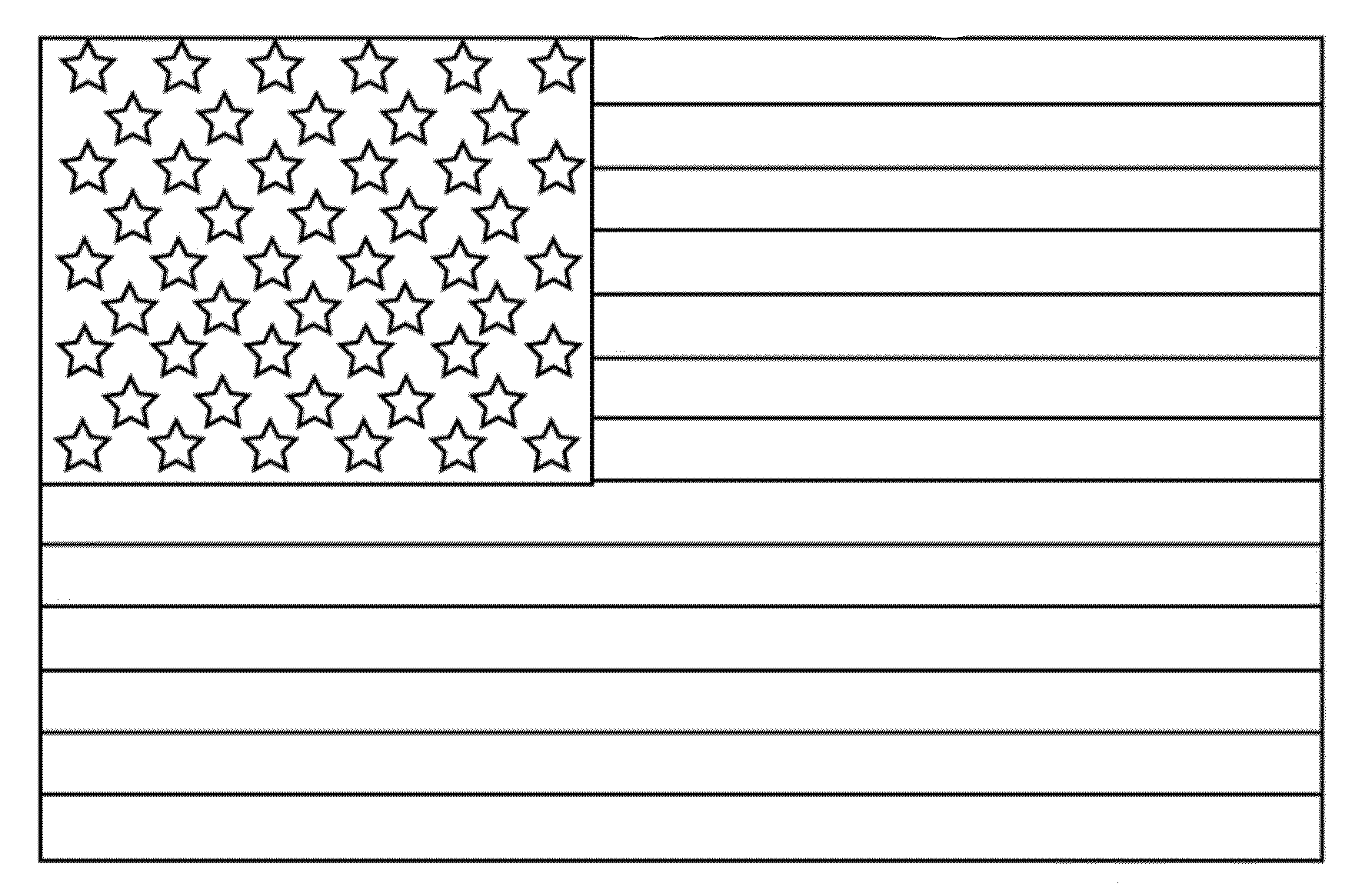 Printable American Flag Coloring Page Printable American Flag Coloring Page