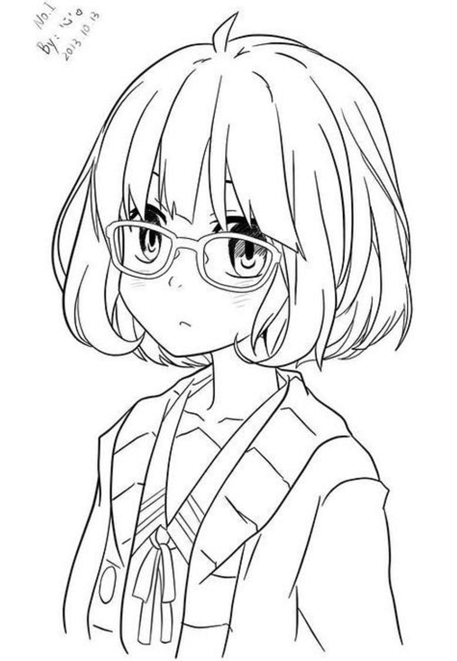 free printable anime coloring pictures