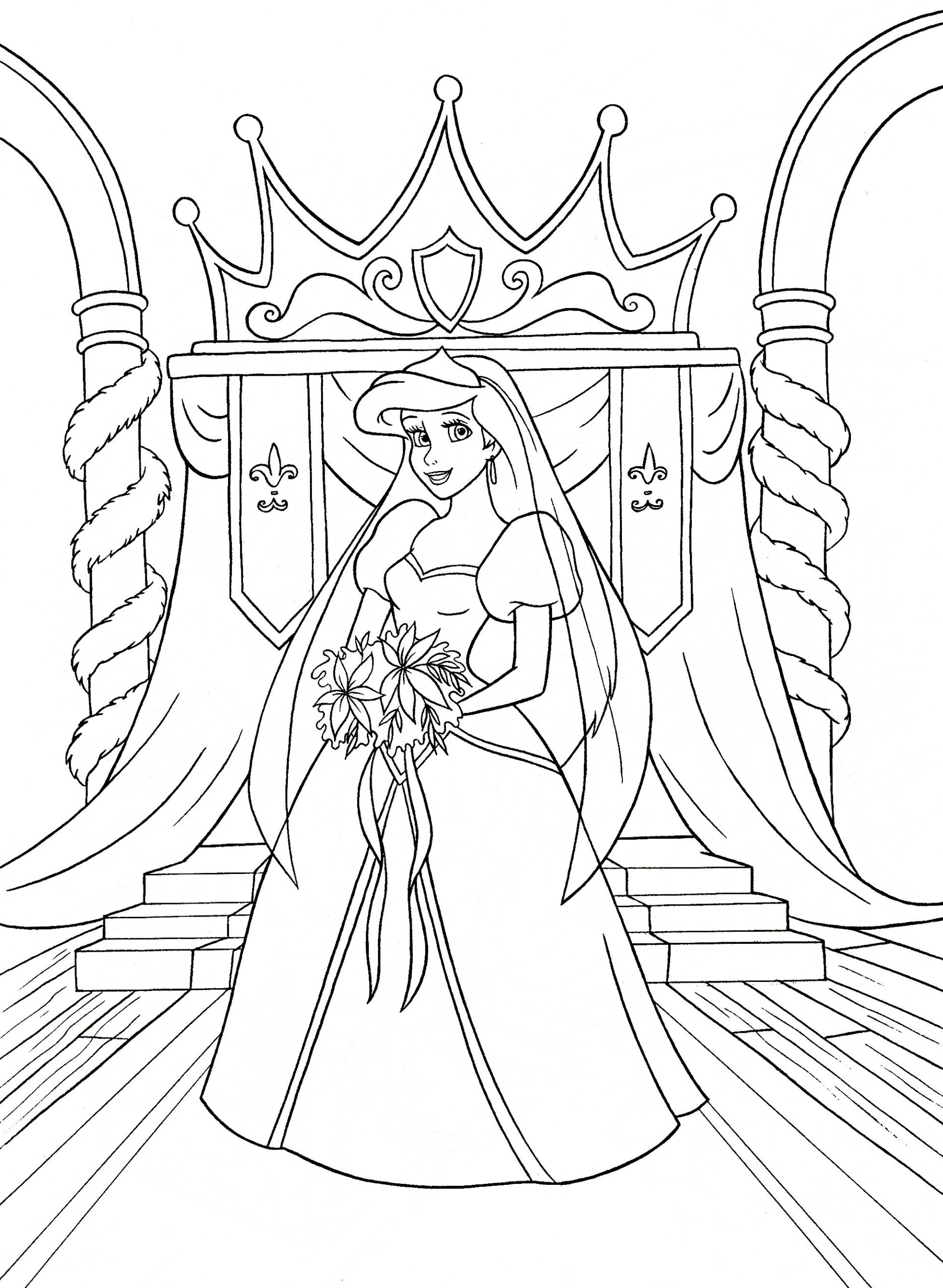 Printable Ariel Coloring Pages Printable Ariel Coloring Pages