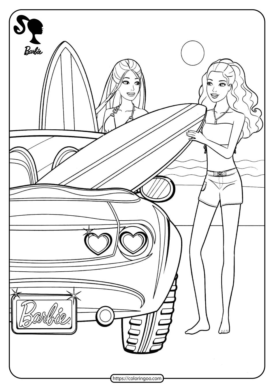 Printable Barbie Ken Dancing Pdf Coloring Pages 12 Free Printable 