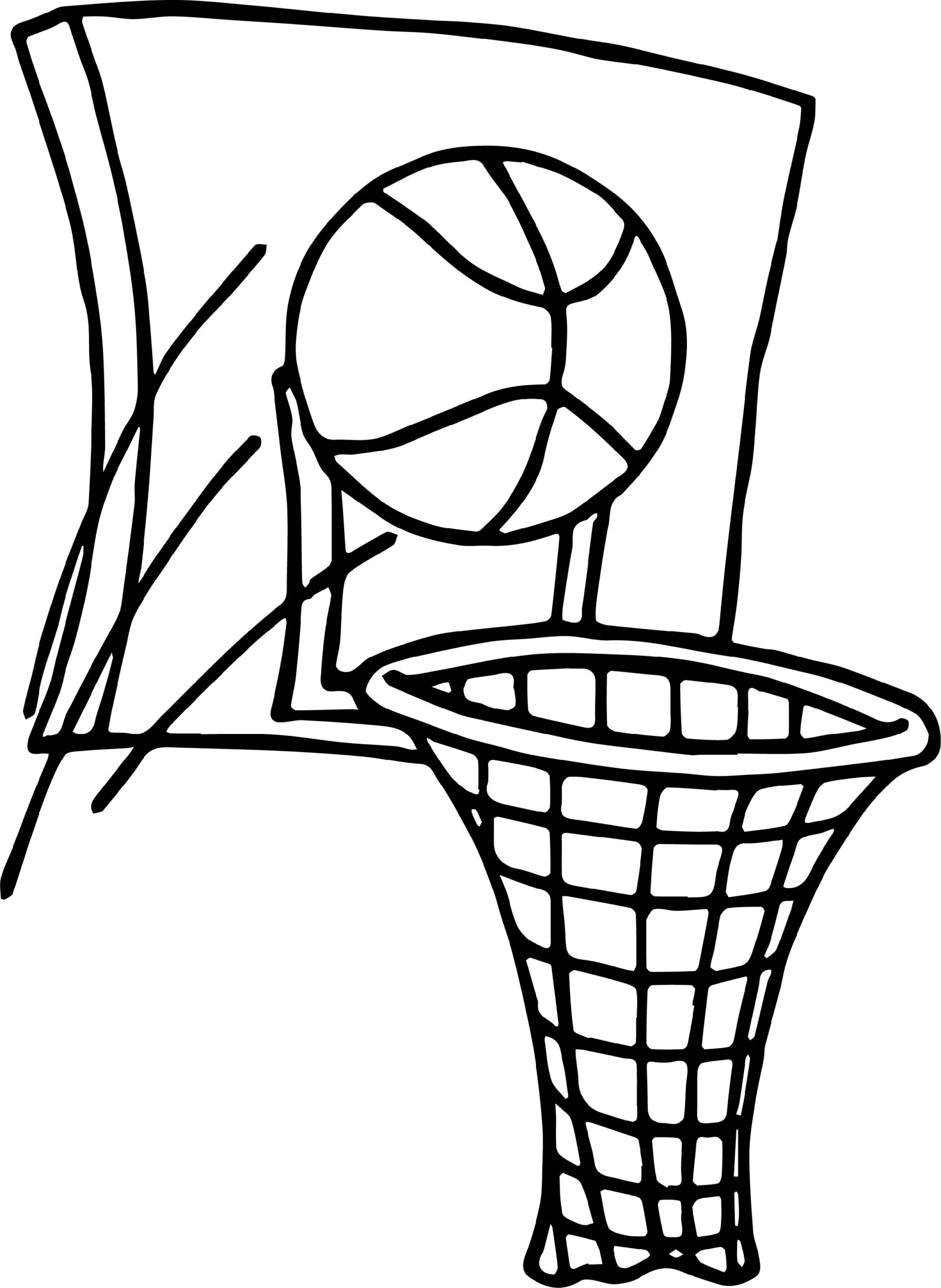 Printable Basketball Coloring Pages Printable Basketball Coloring Pages