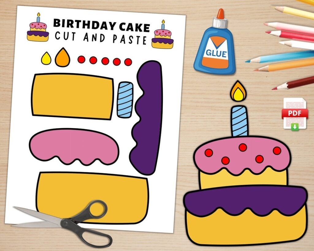 Printable Birthday Cake Template We Love Printables Printable Birthday Cake Template We Love Printables