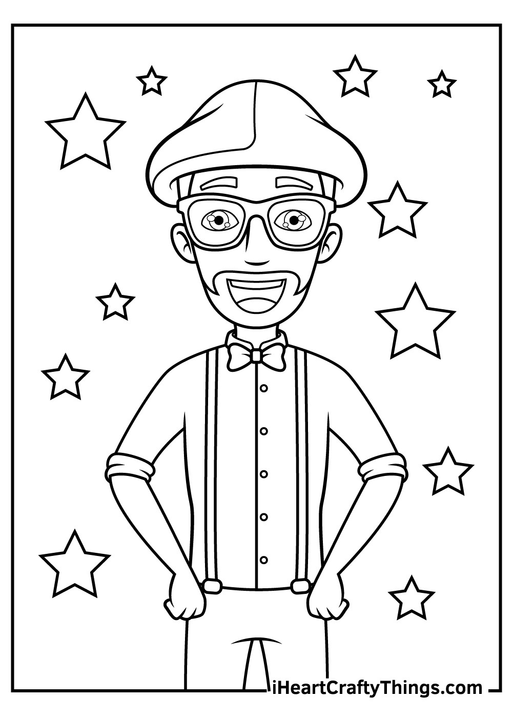 Printable Blippi Character Coloring Pages Updated 2021 Printable Blippi Character Coloring Pages Updated 2021