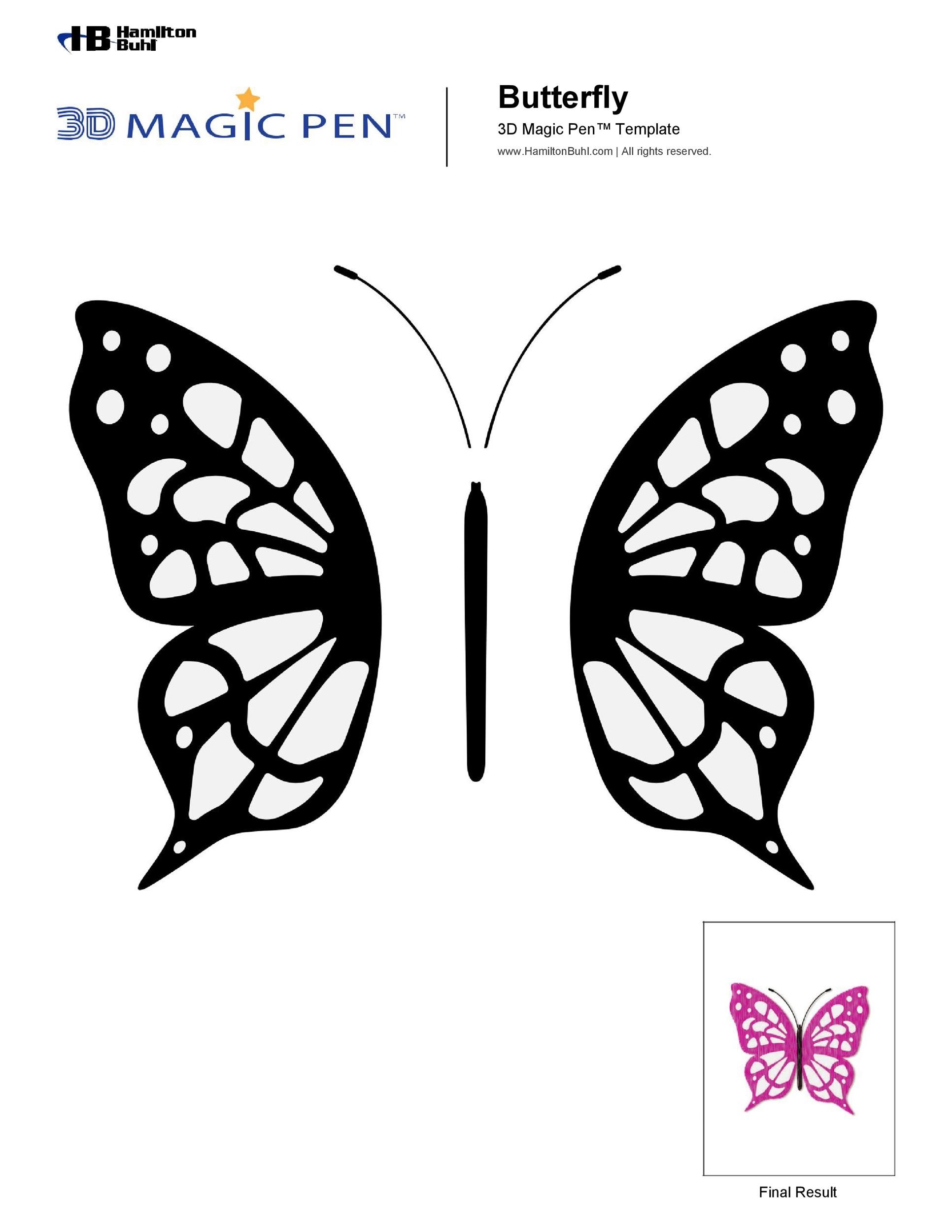 Printable Butterfly Stencil Designs This Decor Ideas Can Make 
