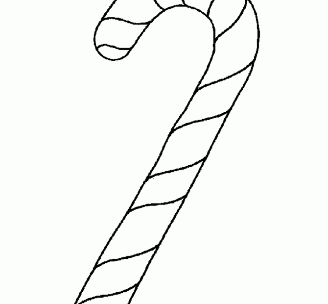 Printable Candy Cane Coloring Pages Coloring Home