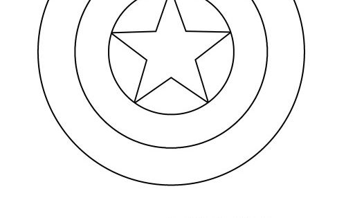 Printable Captain America Shield Template Printable Templates Printable Captain America Shield Template Printable Templates