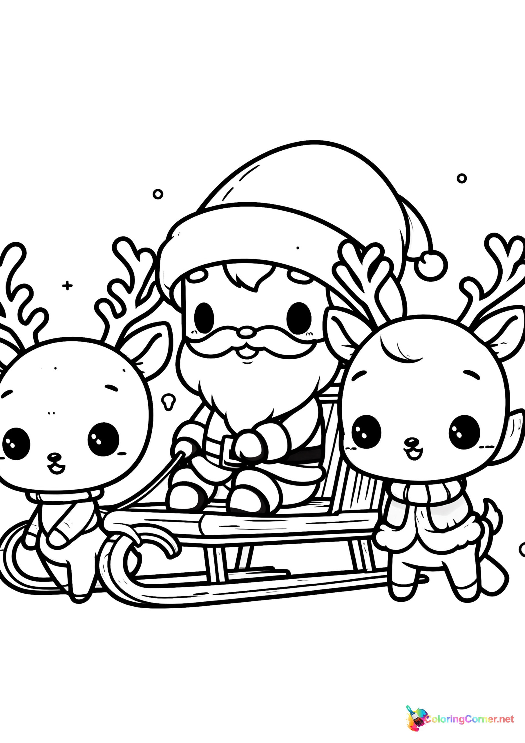 christmas coloring page printable
