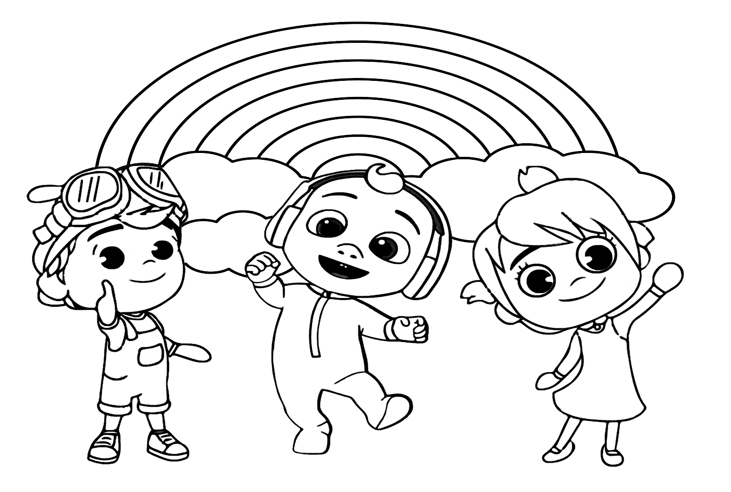 Printable Cocomelon Coloring Pages Free Printable Coloring Pages