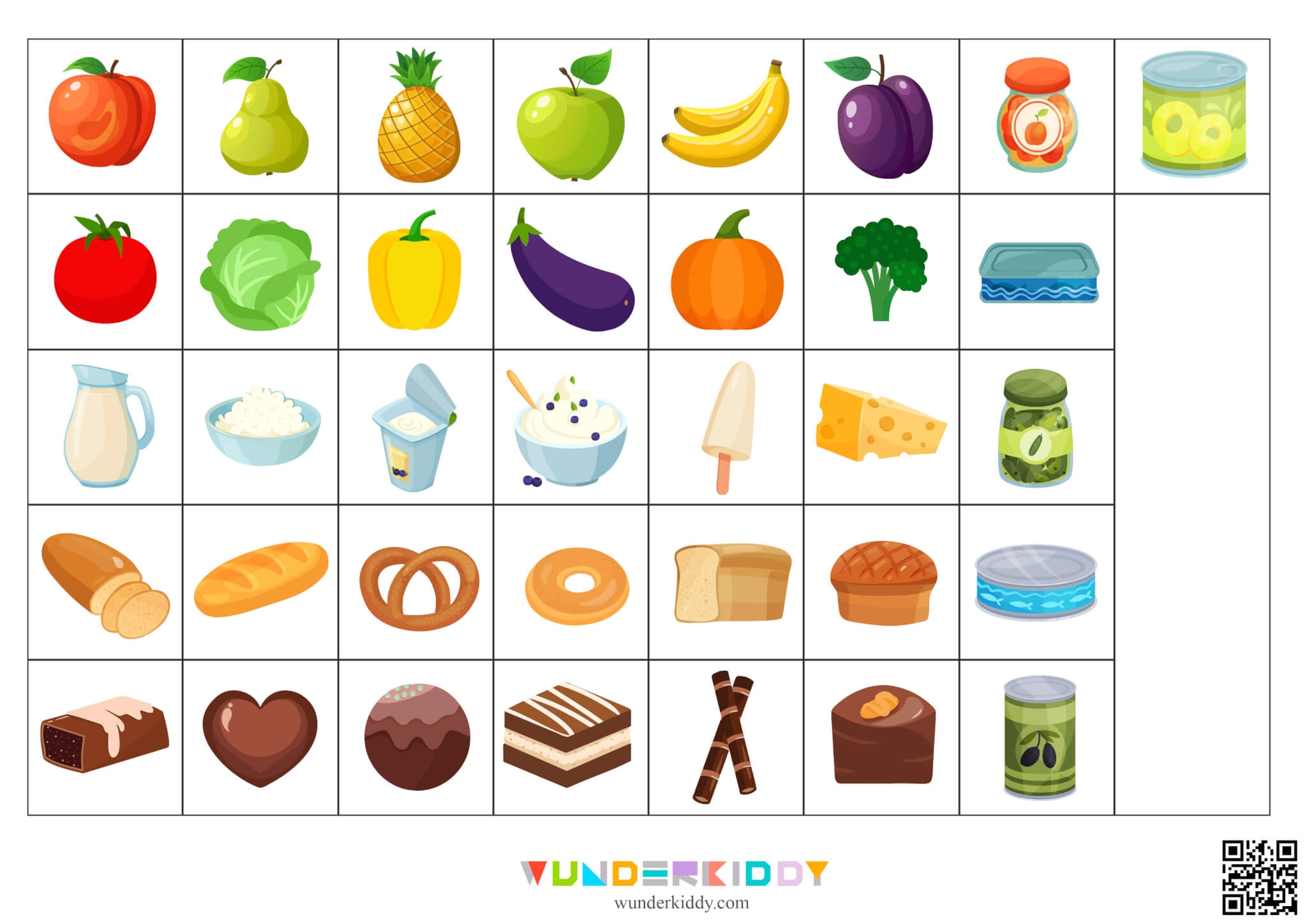 Printable Color And Sorting Food Groups Descubra A Emo o Das 