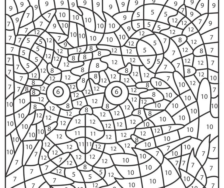 Printable Color Sheets Color By Number