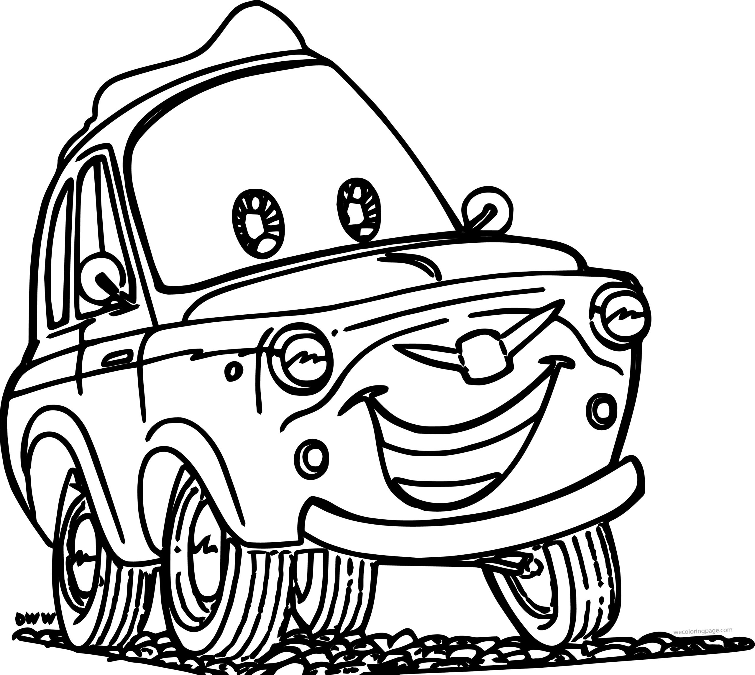 Printable Coloring Cars