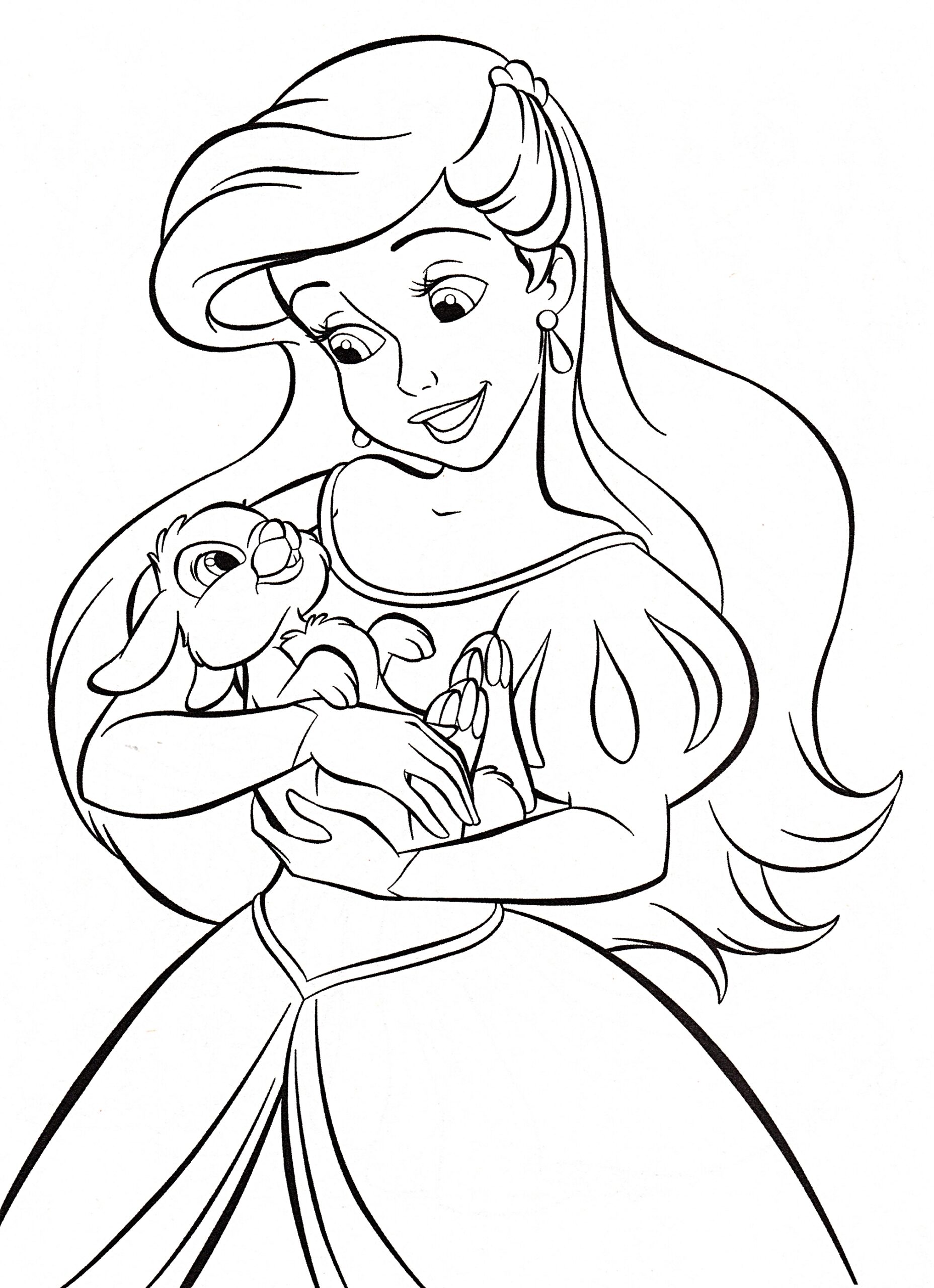 Printable Coloring Pages Ariel Printable Coloring Pages Ariel