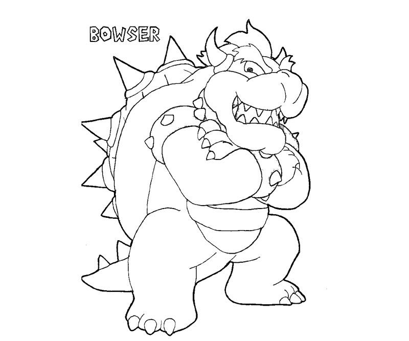 Printable Coloring Pages Bowser Coloring Home Printable Coloring Pages Bowser Coloring Home