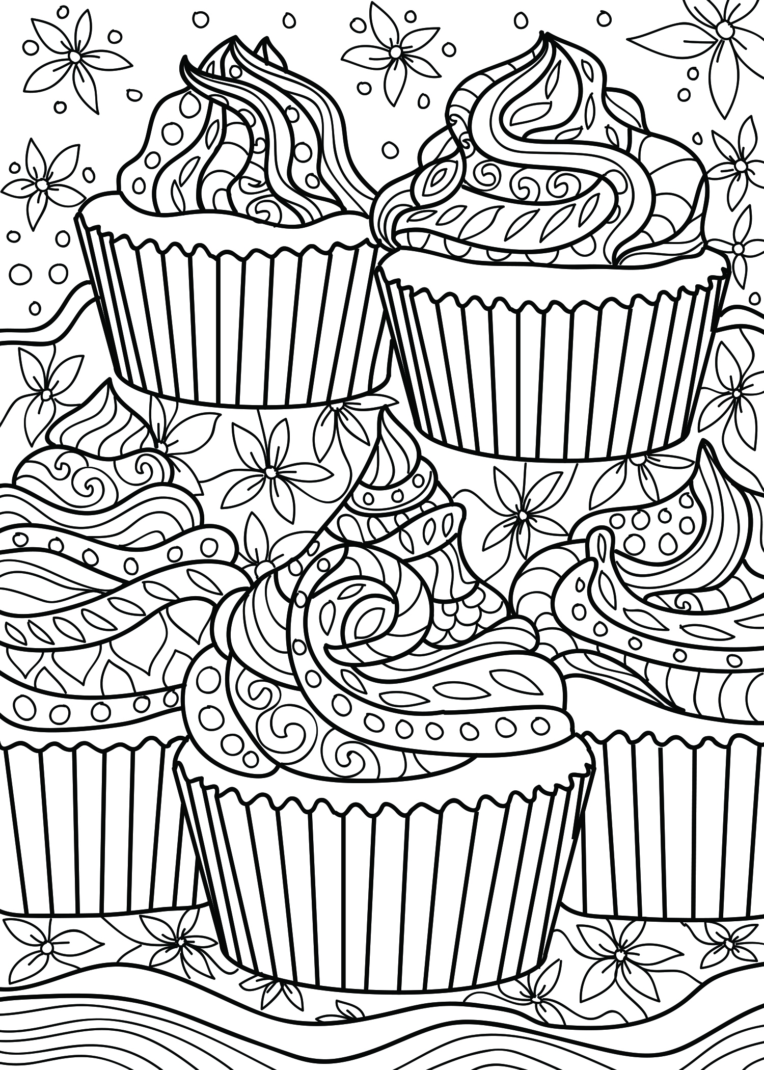 Printable Coloring Pages Cupcakes Free Printable Templates Printable Coloring Pages Cupcakes Free Printable Templates