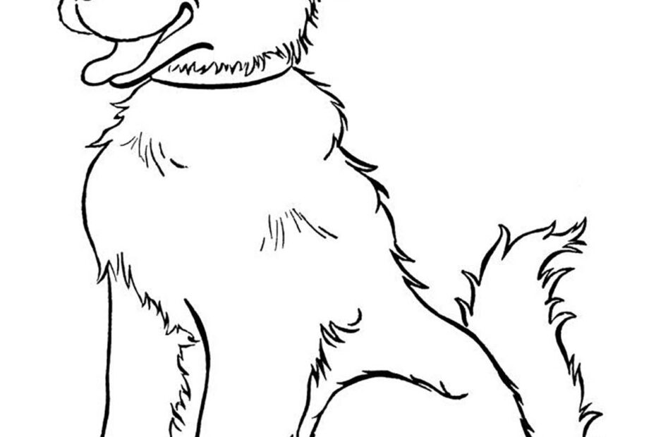 Printable Coloring Pages Dogs