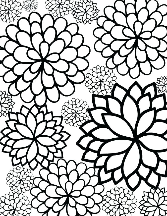 Printable Coloring Pages Flowers And Butterflies At GetDrawings Free 