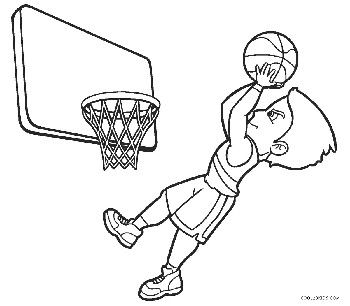 printable basketball coloring pages printable basketball coloring pages