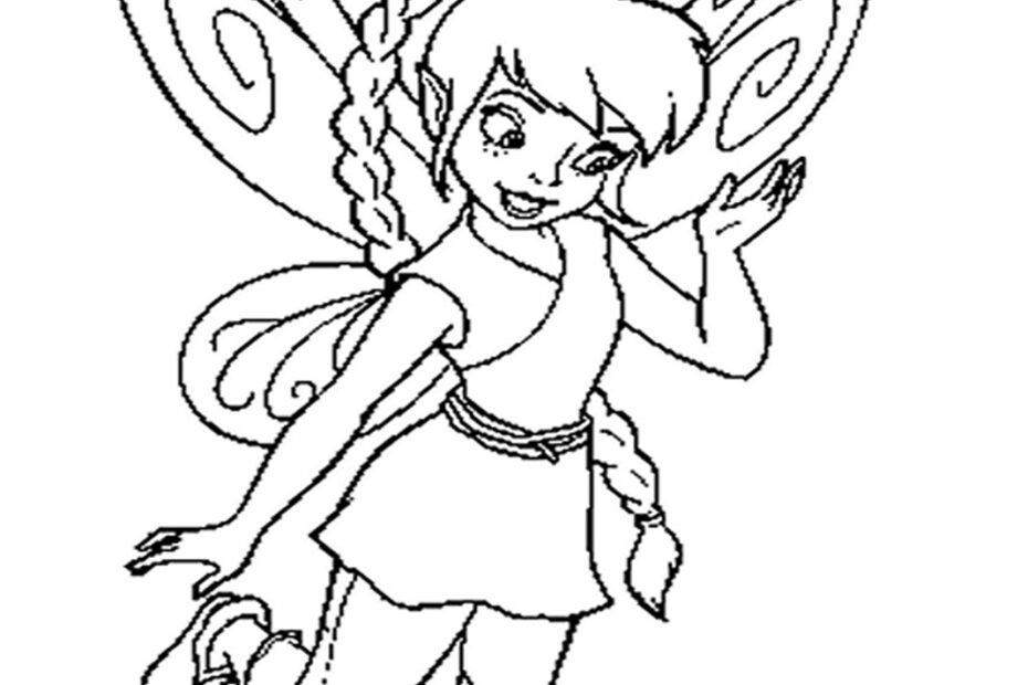 Printable Coloring Pages Of Fairies