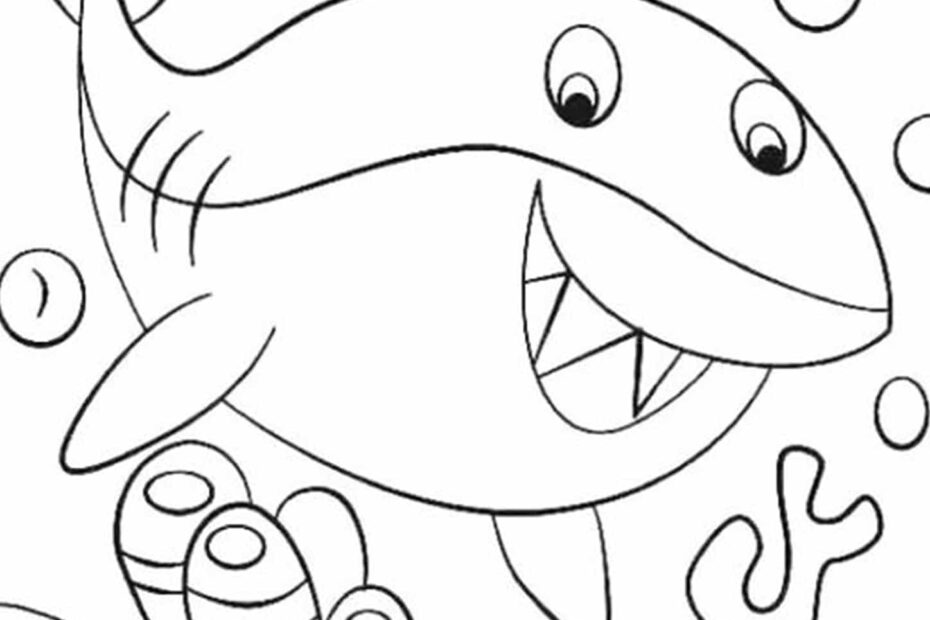Printable Coloring Pages Sharks