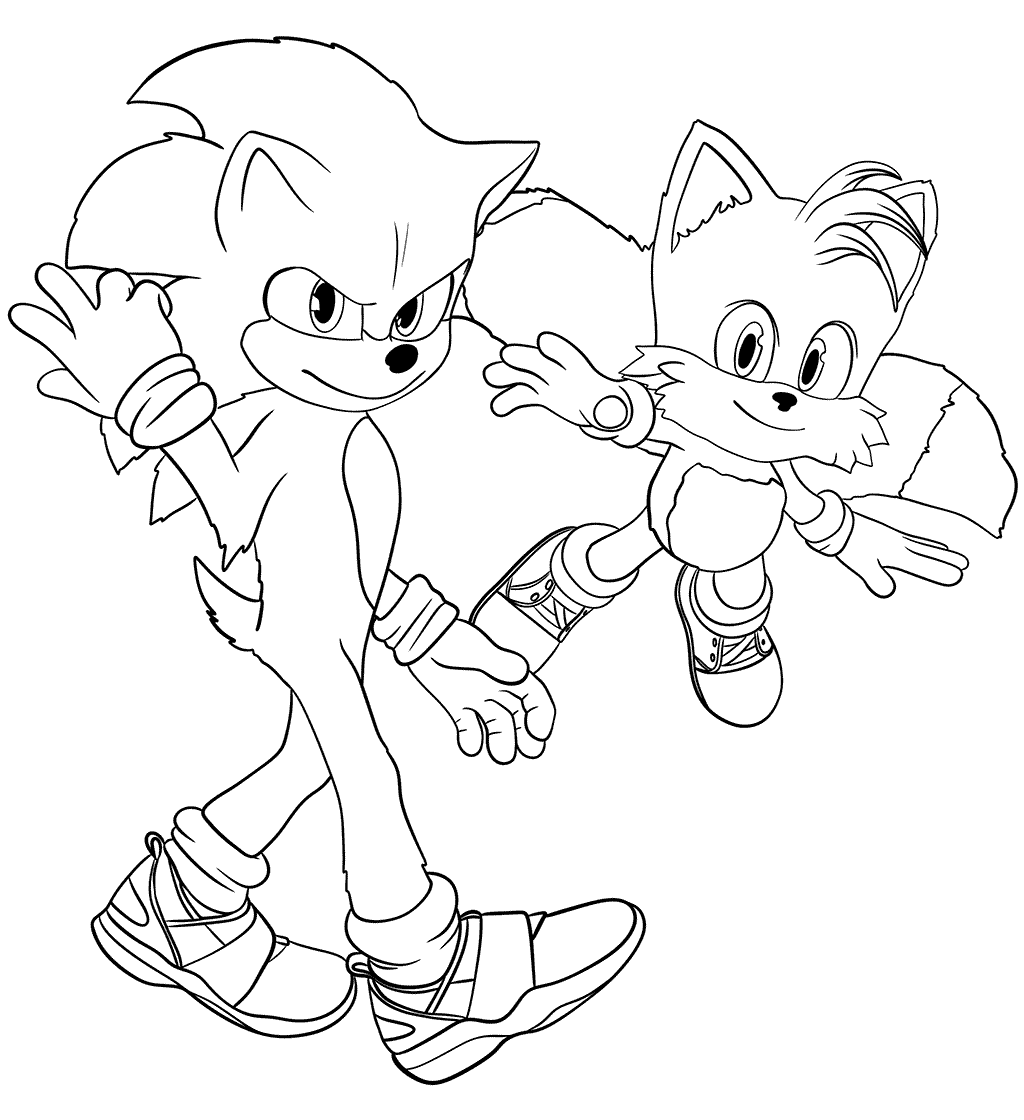 Printable Coloring Pages Sonic 2 Baby Sonic The Hedgehog Coloring Pages