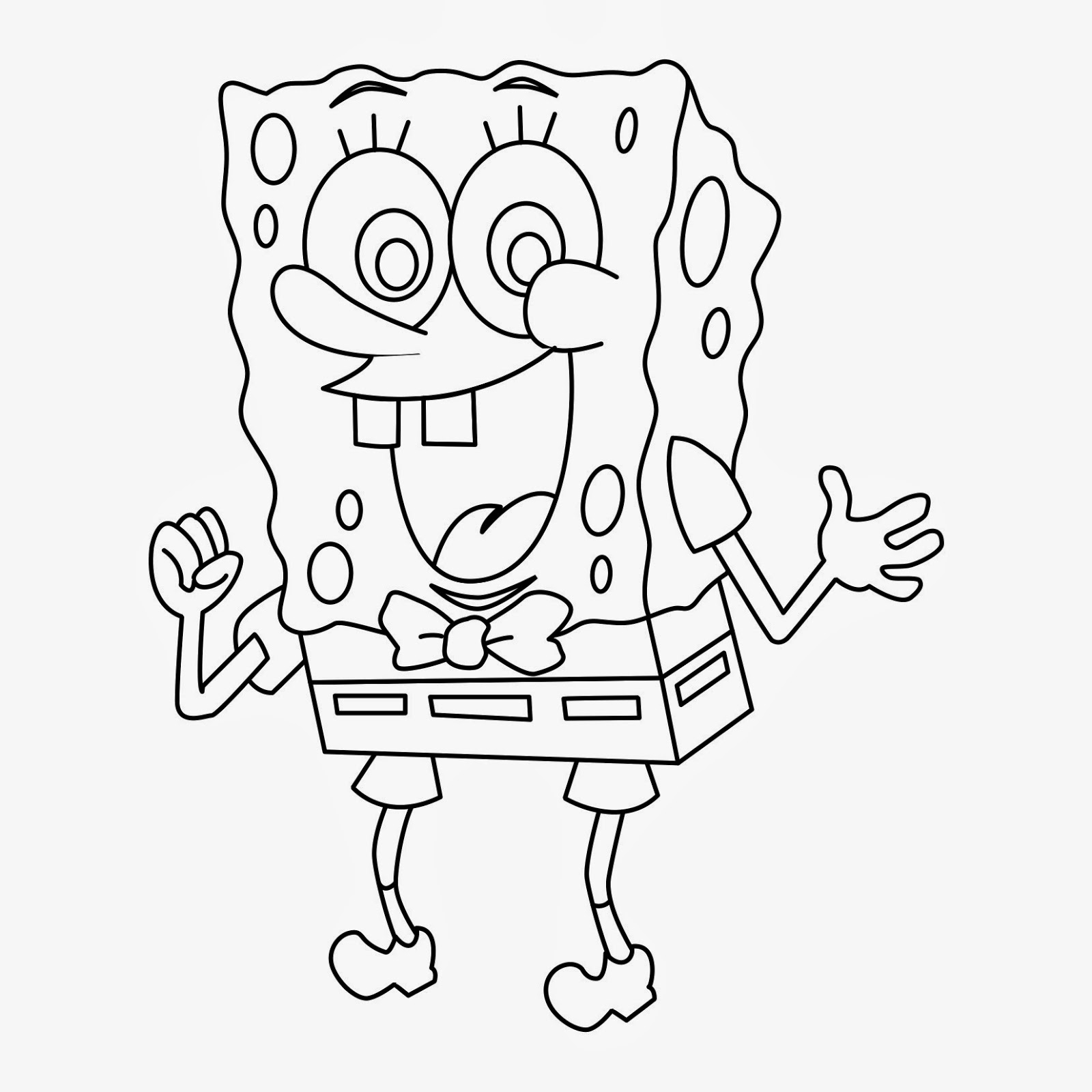 Printable Coloring Pages Spongebob Printable Coloring Pages