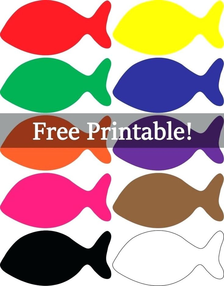 free printable fish to color