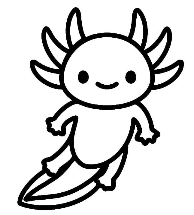 Printable Cute Axolotl Coloring Page Free Download And Print For You Printable Cute Axolotl Coloring Page Free Download And Print For You
